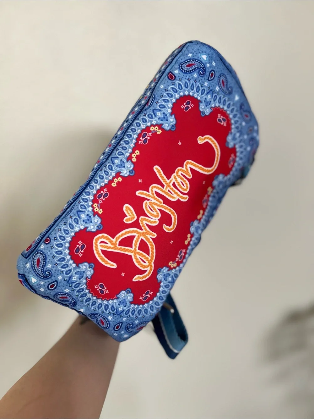 Brighton Bandana Love Blue Floral Paisley Mini Backpack
